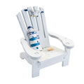 Beach Chair Home Decoration Creative Cute Ocean Beach Chair Ornament Wooden Craft Mini Miniature Kids Toy Decoración Hogar