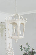 4 - Light Wood Chandelier, Hanging Light Fixture with Adjustable Chain for Kitchen Dining Room Foyer Entryway, Bulb Not Included