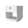 Ethan White 1-Drawer Nightstand
