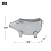 Galvanized Pig Wall Planter - Rustic Farmhouse Decor for Indoor or Outdoor Use