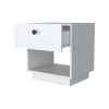 Ethan White 1-Drawer Nightstand