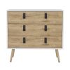 Dresser Magness, Bedroom, White / Macadamia