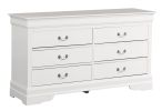 Glory Furniture Louis Phillipe G3190-D Dresser , White
