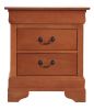 Glory Furniture Louis Phillipe G3160-N Nightstand , Oak