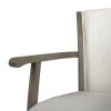 Williams 27' Swivel Counter Height Bar Stool, Natural White Linen
