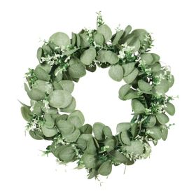 Artificial Wreath Door Threshold Flower DIY Wedding Home Living Room Party Pendant Wall Decor Party Lintel Garland Gift Rose (Color: O-45CM)